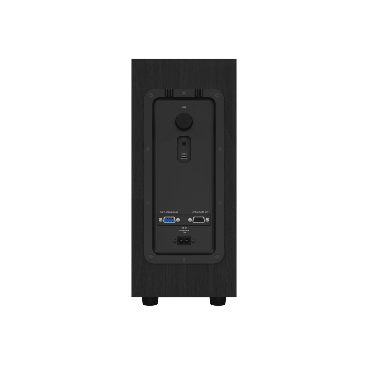 Klipsch ProMedia Lumina 2.1 NA Black (Led Accents) Klipsch ProMedia Lumina Sub Back 2000x2000