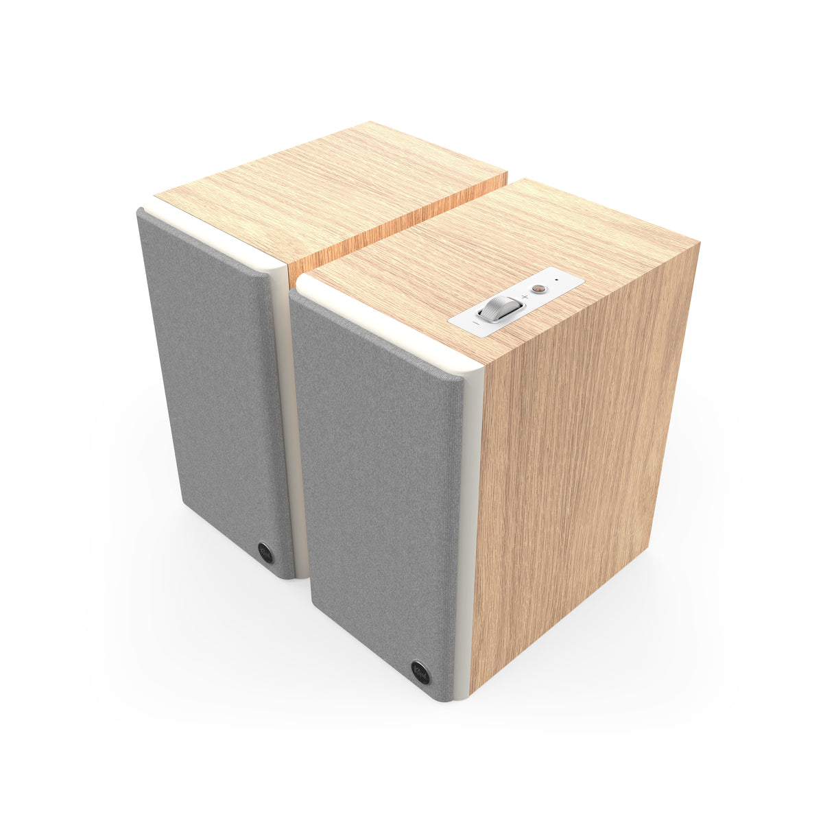 Klipsch The Fives II Red Oak Klipsch The Fives RO HeroR Grille On