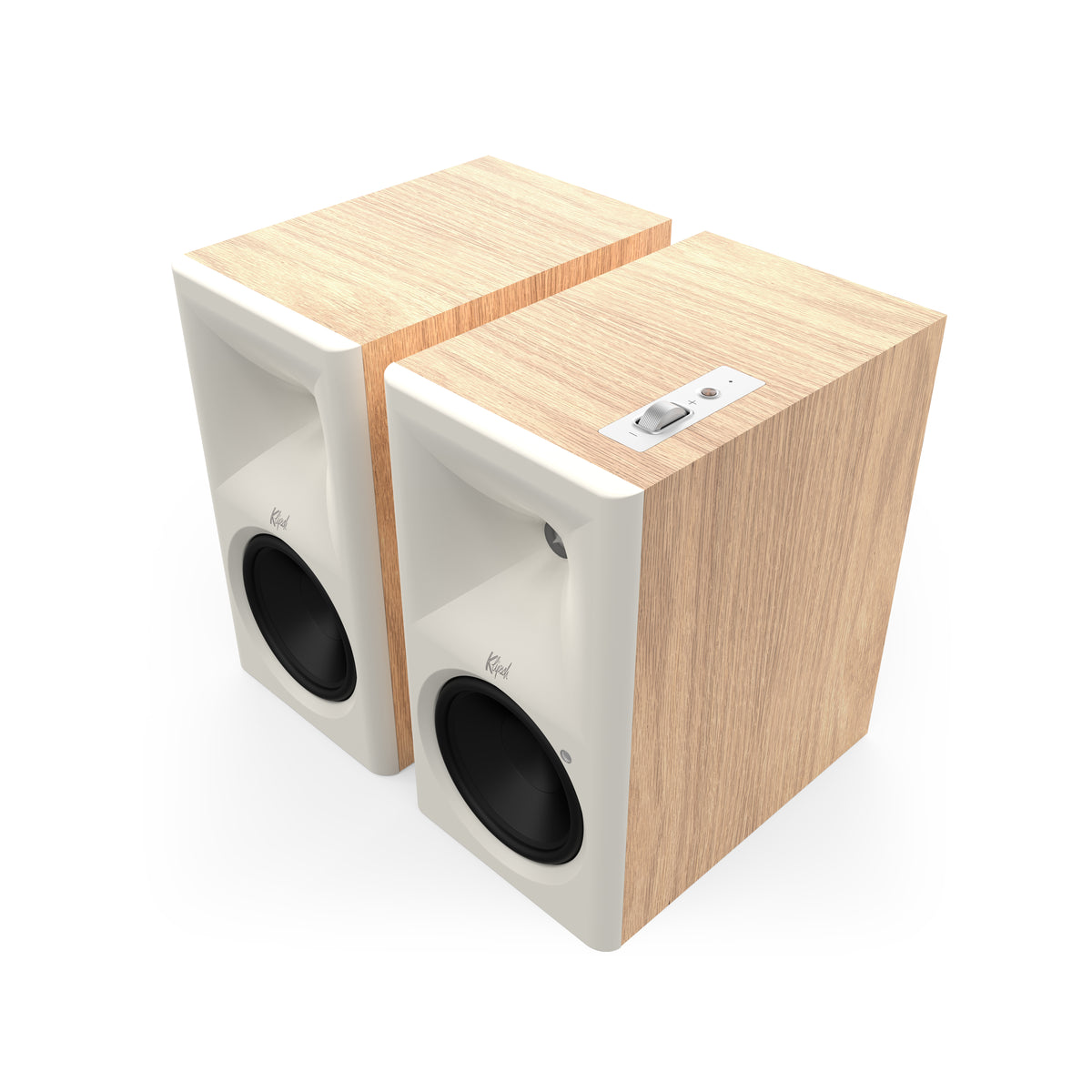 Klipsch The Sevens II Red Oak Klipsch The Sevens RO HeroR Grille Off