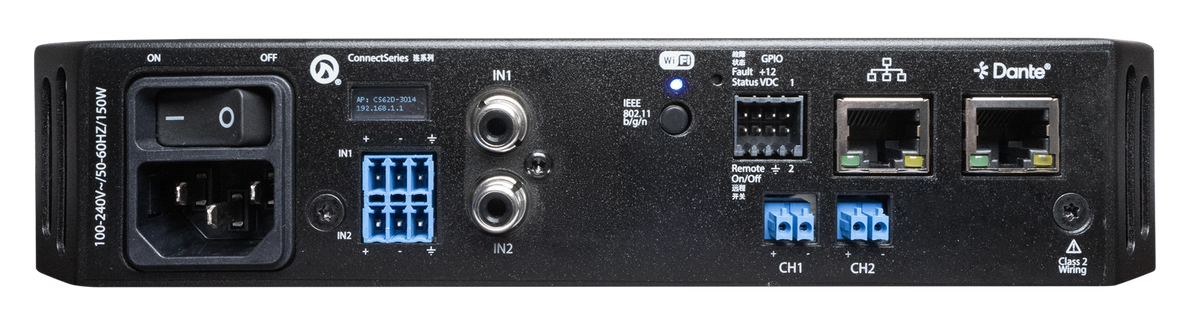 LEA CS62D CONNECT SERIES HALF-RACK SMART AMP | 2 CHANNELS | 60W PER CHANNEL (Copy)