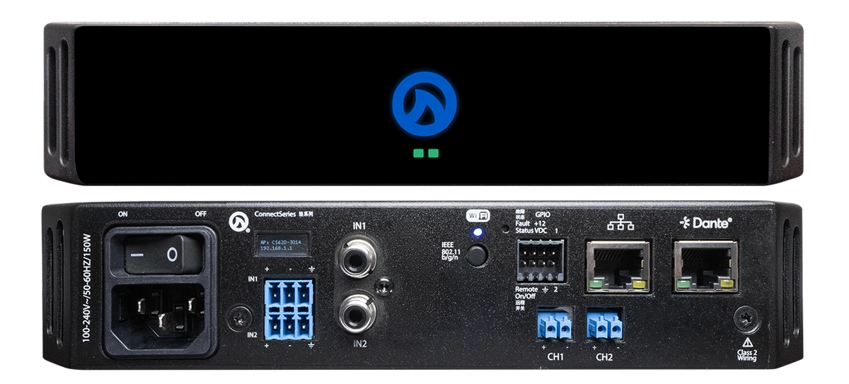 LEA CS62D CONNECT SERIES HALF-RACK SMART AMP | 2 CHANNELS | 60W PER CHANNEL (Copy)