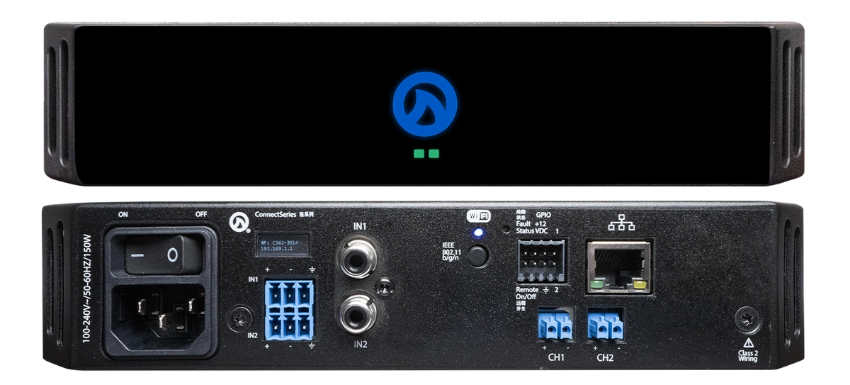 LEA CS62 CONNECT SERIES HALF-RACK SMART AMP | 2 CHANNELS | 60W PER CHANNEL