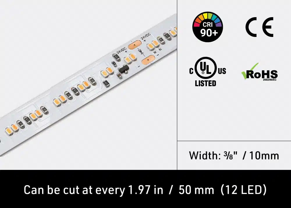 Lumentruss LED WD3 LumenWarm - 14.5W - 2700-3500K 10mm Strip Tape, 16ft