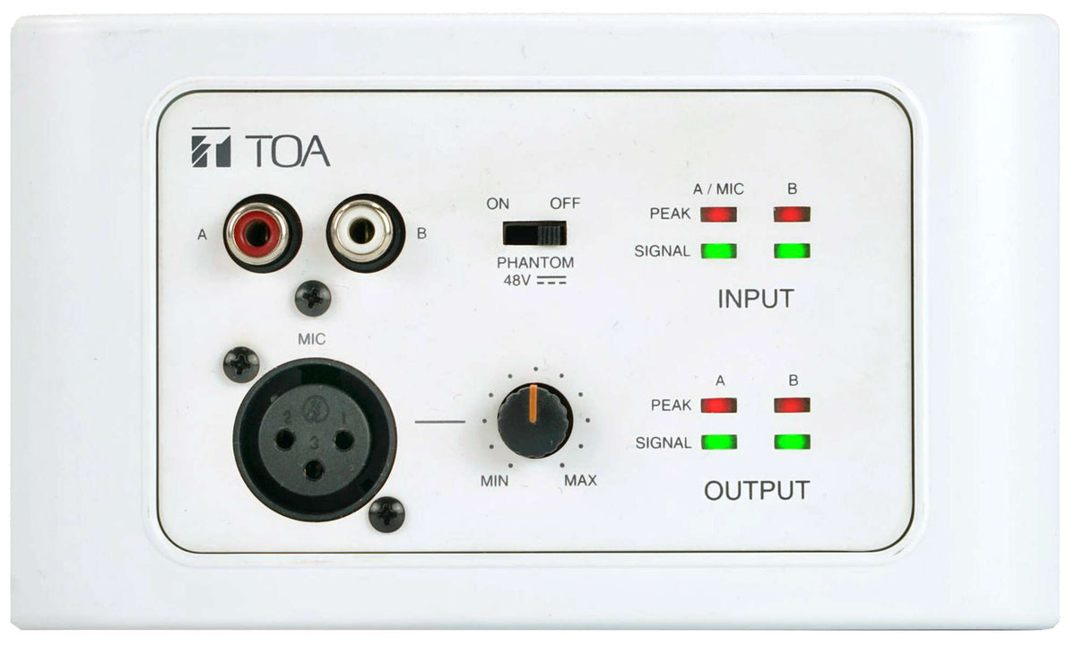 TOA M-822IO-AM Audio Expander-Adds1 Mic Input and 1 Line Level Input per Unit