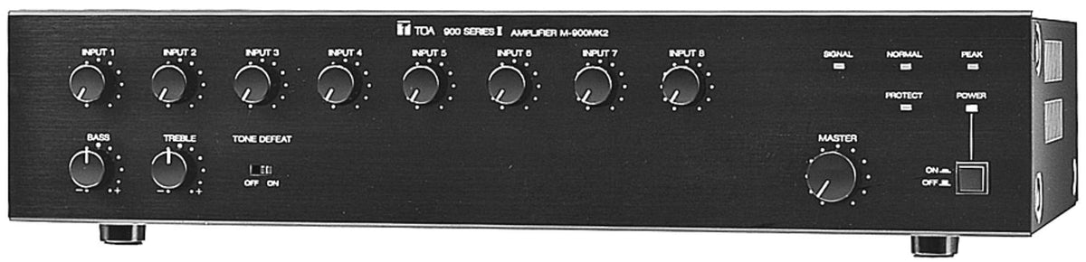 TOA M-900MK2 UL Rack-Mount Mixer 8x 900 Series Module Ports Black (Optional MB-25B Rack Kit)