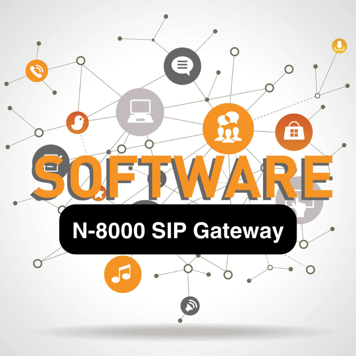 TOA N-8000SG Q2 UPG SIP Gateway for N-8000 systems