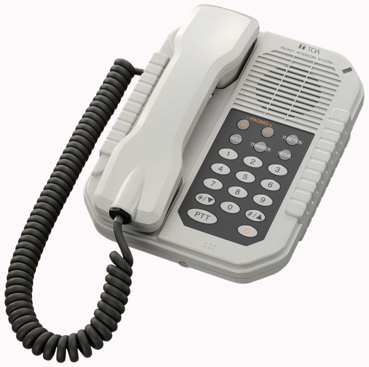 TOA N-8020MS Y N-8000 IP Intercom Master Station Industrial-Grade Handset (Connects To N-8000/8010EX Exchanges)