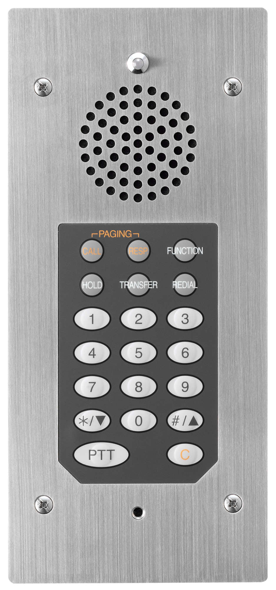 TOA N-8031MS Y N-8000 IP Intercom 2-wire Wall-Mount Master Station Flush-Mount Hands Free