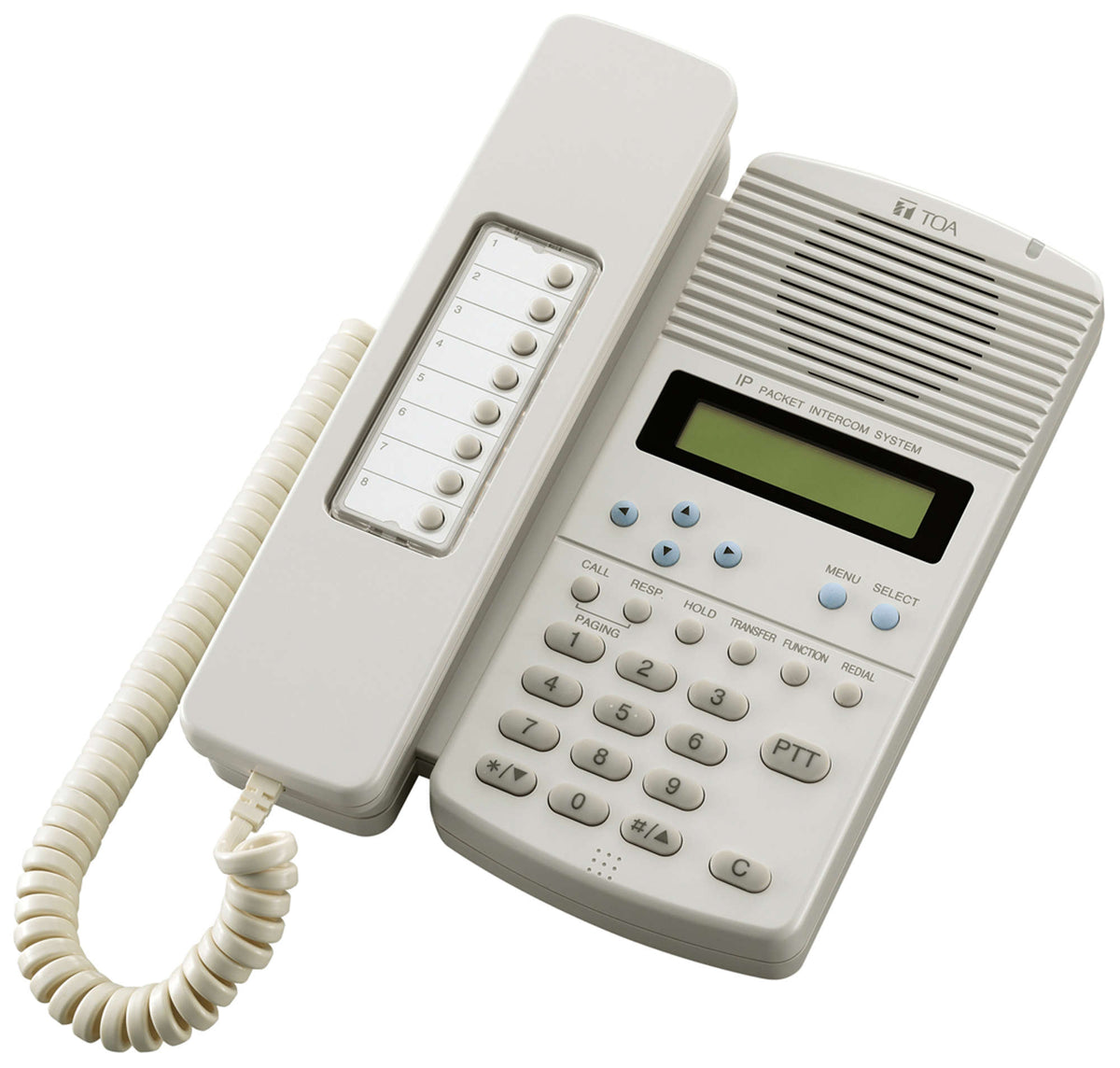 TOA N-8600MS Y N-8000 IP Intercom Full Function IP Master Station With Caller ID Backlit Display