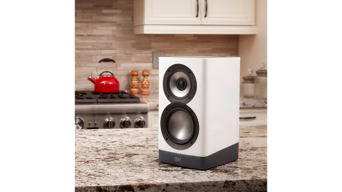 Elac 5.25" Navis ARB51 Powered Bookshelf Loudspeakers - Gloss White, Pair