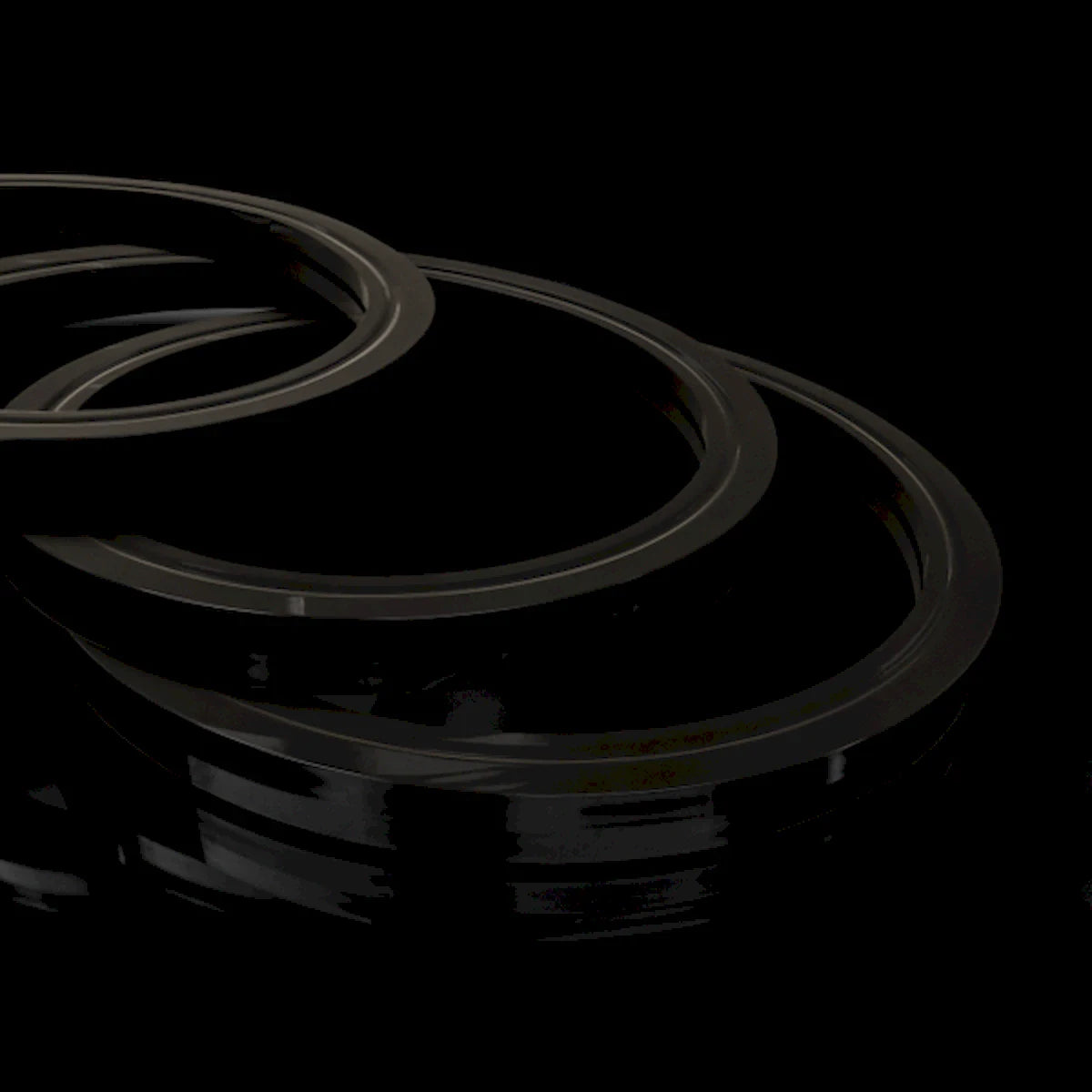 Proluxe PLX-ONYXNFPROV-35K-CC SO: CUSTOM CUT - MUST SPECIFY LENGTH! SILICONE NEONFLEX, BLACK JACKET, 3500K, TOP BEND, FRONT FEED