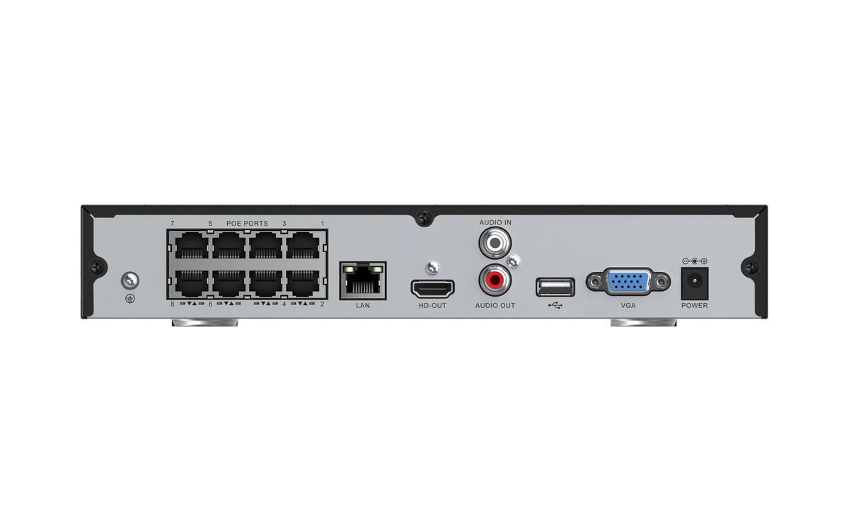 ProView NR-K116H-P8 NVR 16CH 8POE 12MP 1HDD