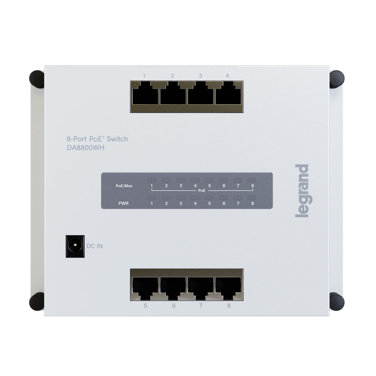 On-Q DA8800WH 8 PORT PoE SWITCH