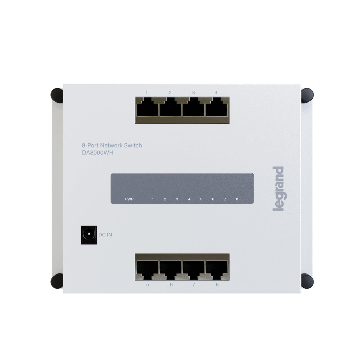 On-Q DA8000WH 8 PORT NETWORK SWITCH