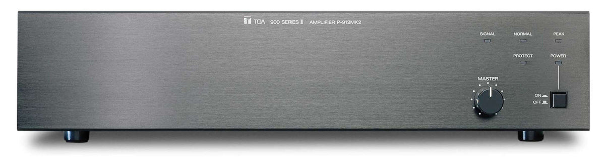 TOA P-906MK2 UL Power Amplifier 60W @4Ω/8Ω/25V/70V 1 Module Port Black (2U) Optional MB-25B Rack Kit