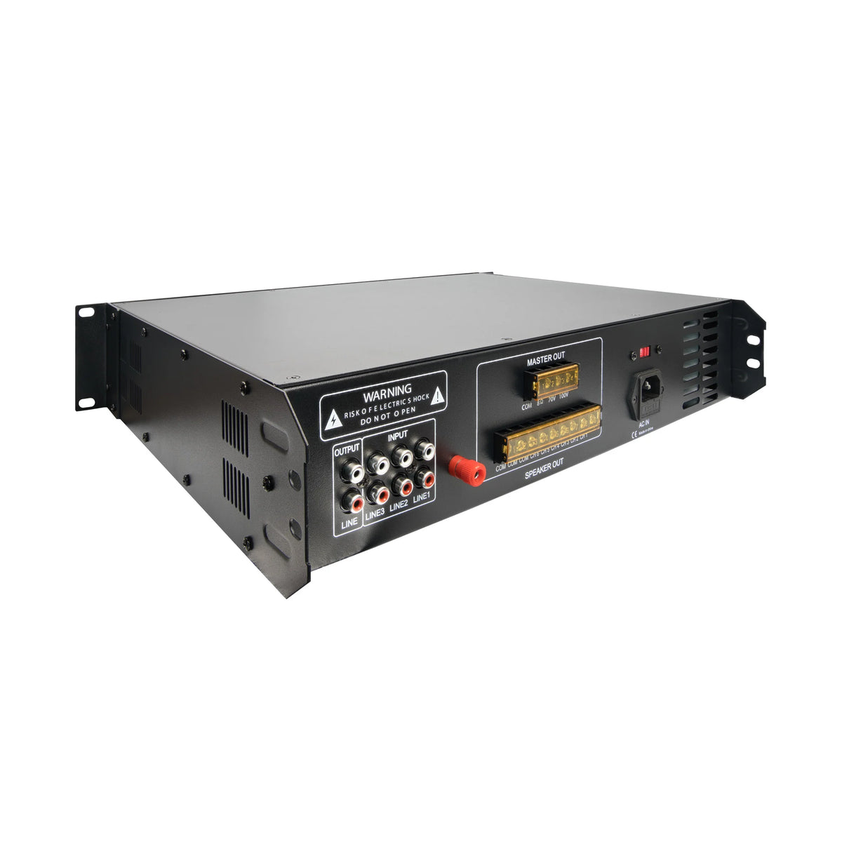 Pulse Audio PA6X 120/240W, 6-Channel Commercial Amplifier