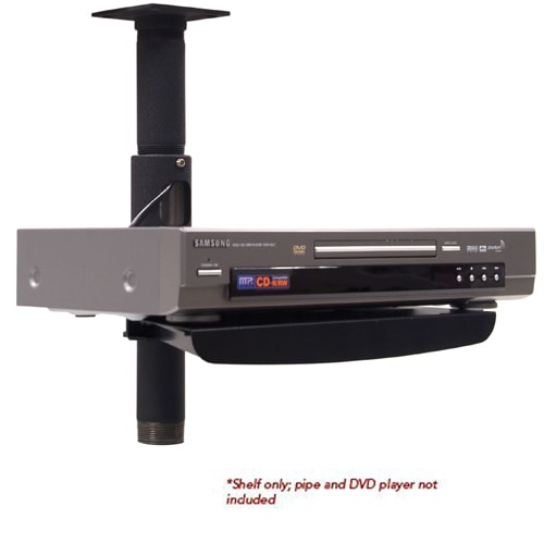 Chief PAC102B POLE MOUNT SHELF ACCESSORY - BLACK