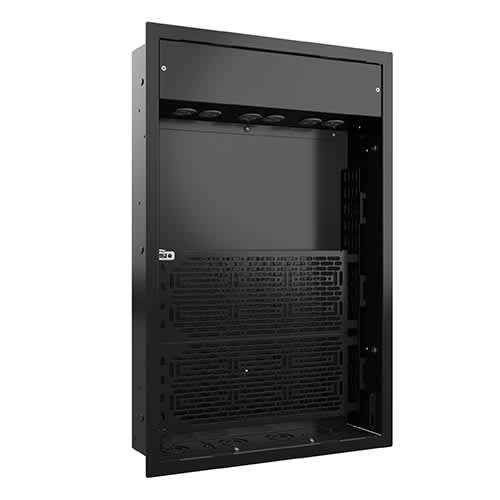 Chief PAC527LFBP6 LG INWALL BOX 14.25X22 LL,FLG,6PWR,BK