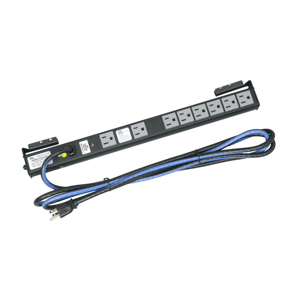 Middle Atlantic PD-815SC-PBSH SHLF MT 8OUT 15A PWR STRP