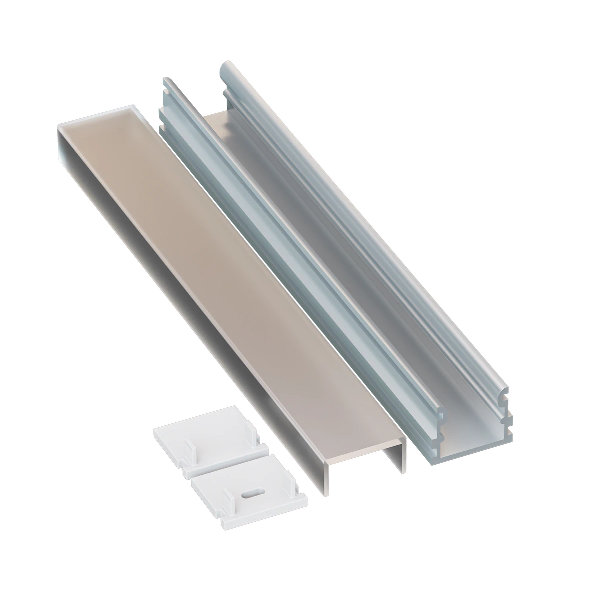 Proluxe PLX-EXTTRACE-1M-BNDL1 ECONOMY BUNDLE OF (1) WILL INCLUDE: 1M EXTRUSION, 1M LENS, 2 END CAPS, 3 MOUNTING CLIPS. HIGHER GRADE LENS WITH UV INHIBITOR.