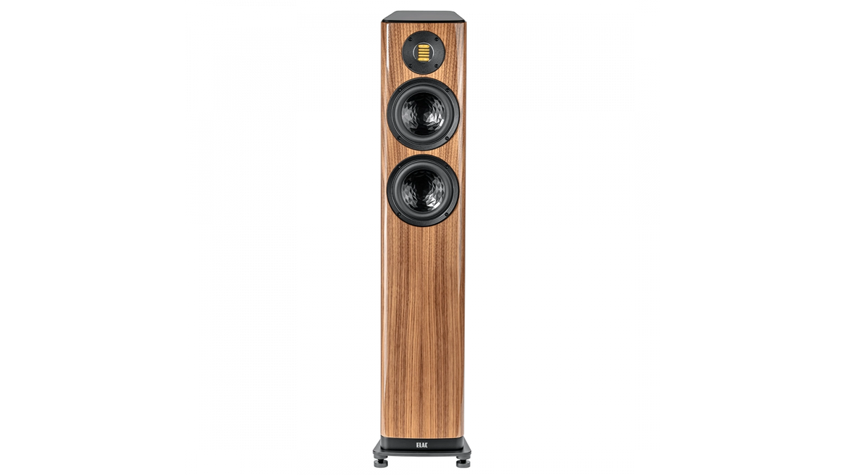 Elac Vela 2.0 6" 2.5-Way Floorstanding Speaker with Jet 6 Tweeter - Gloss Walnut, Each