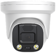 ProView AI 8mp Active Deterrent Two-Way Audio Turret Camera Sony Sensor HI-D8LCKL28AD-S