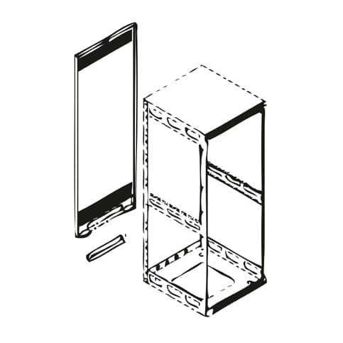 Middle Atlantic RAP43 SLIM 5-43 REAR ACCESS PAN