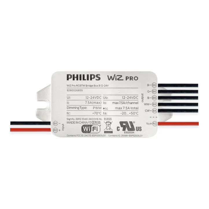 PureEdge BRBOX-UR96W-TC5W5-RL BRIDGEBOX, 96 WATTS, UR B12-24V, TRUCOLOR 5W RGB / 5W TW, RECESSED LINEAR