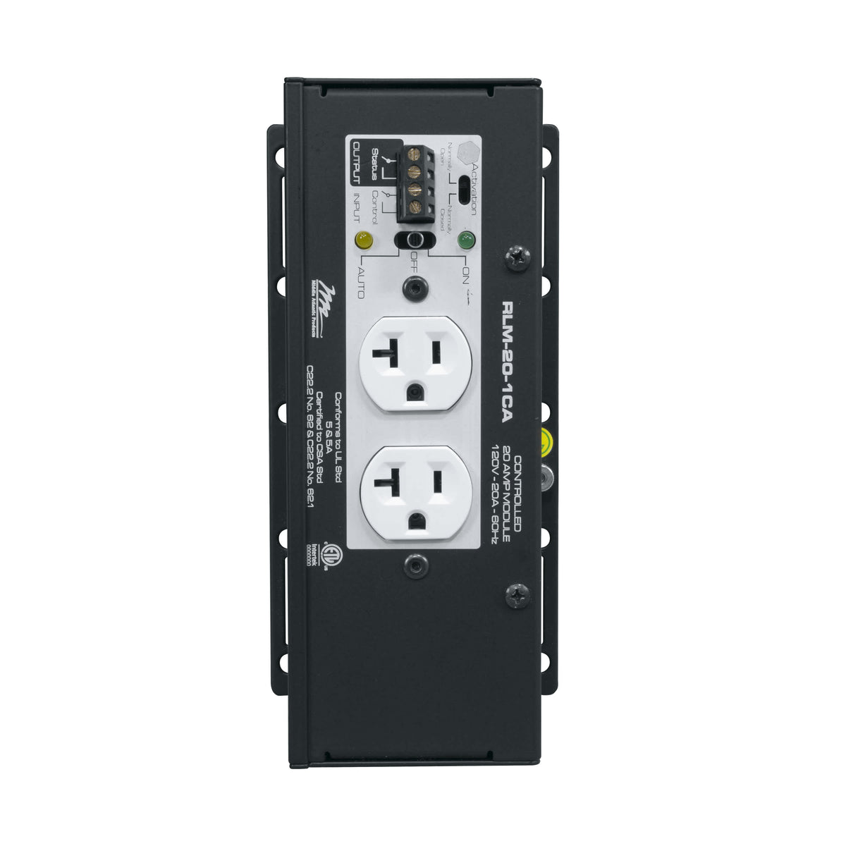 Middle Atlantic RLM-20-1CA 20A CONTROLLED MOD,CORD