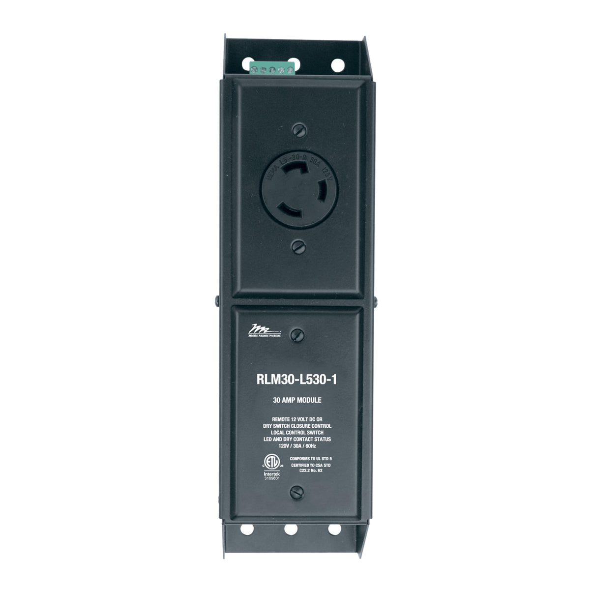 Middle Atlantic RLM30-L530-1 30AMP,120V MPR W/TWISTLK