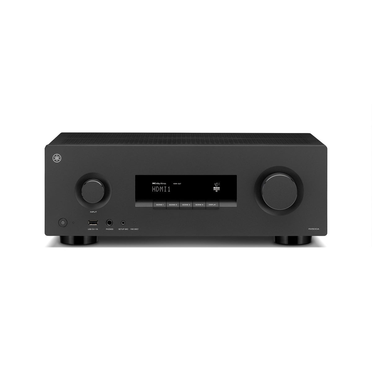 Yamaha RX500ABL 7.2-Channel 8K Home Theater AV Receiver, Black