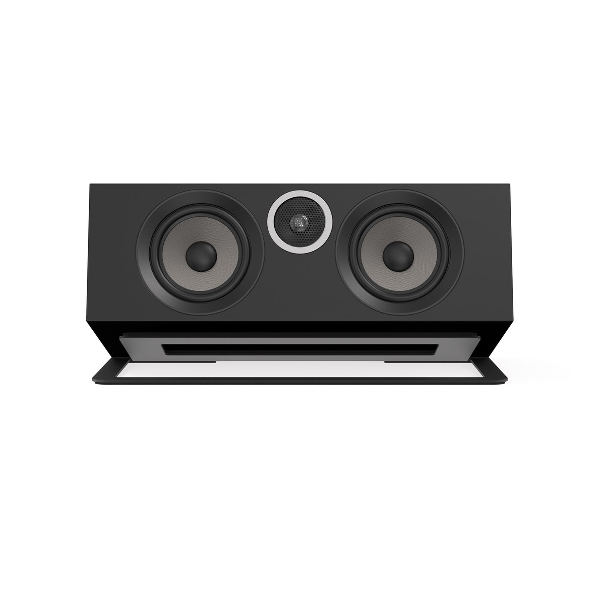 Kanto S12 Low Profile Angled Universal Center Channel Speaker Stand for Home Theaters