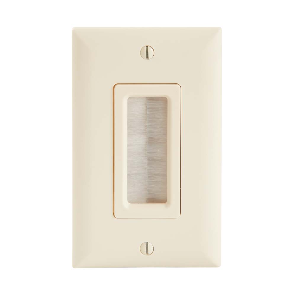 Sanus SA-IWCM1-LA1 Cable Access Wall Plate Light Almond