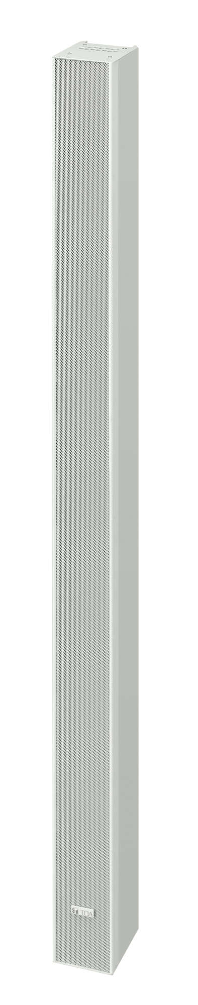 TOA SR-H3L Type H slim line array speaker, white, 16 cone drivers, 360 W, 0° vertical coverage