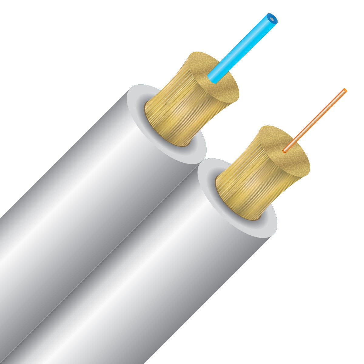 Cleerline DH9125SMOS2P Duplex SSF™/Traditional Plenum I/O, 9/125, G657 A2/B2 OS2 Per 1000ft Spool