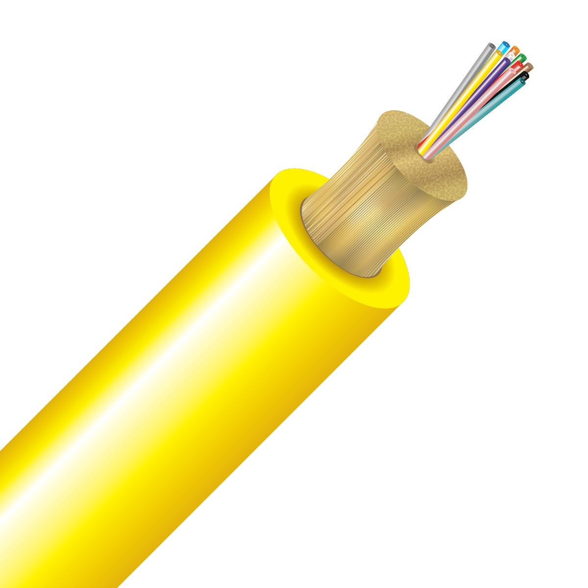 Cleerline 12D9125SMOS2R 12 Strand SSF™ Micro-Distribution LT, Riser, 9/125, G657 A2/B2 OS2 Per 1000ft Spool