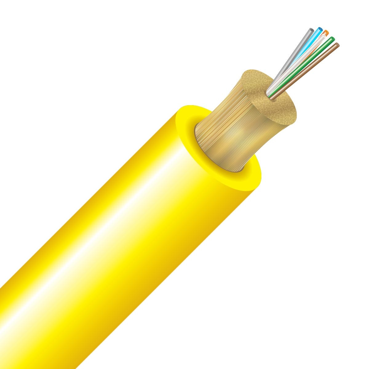 Cleerline 6D9125SMOS2R-B 6 Strand SSF™ Micro-Distribution LT, Riser, 9/125, G657 A2/B2 OS2 Per FT