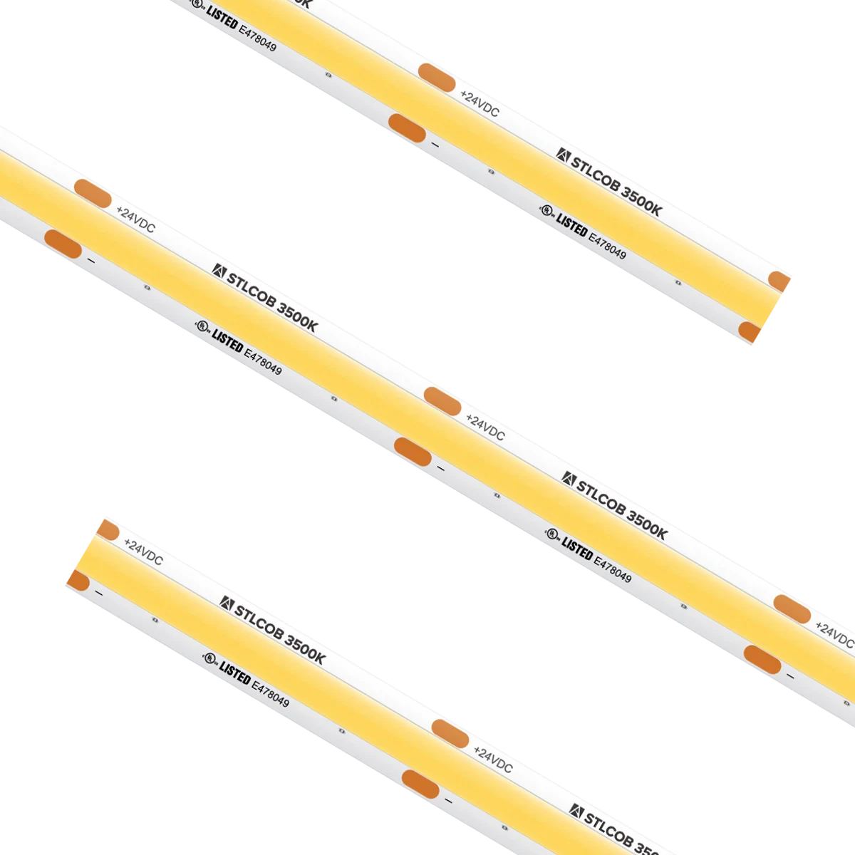 Proluxe PLX-STL54-COB-35K-24V-100 100FT REEL STL COB TAPE LIGHT, IP54, 1.96" CUT INCREMENT, 3500K, 2.19W/FT