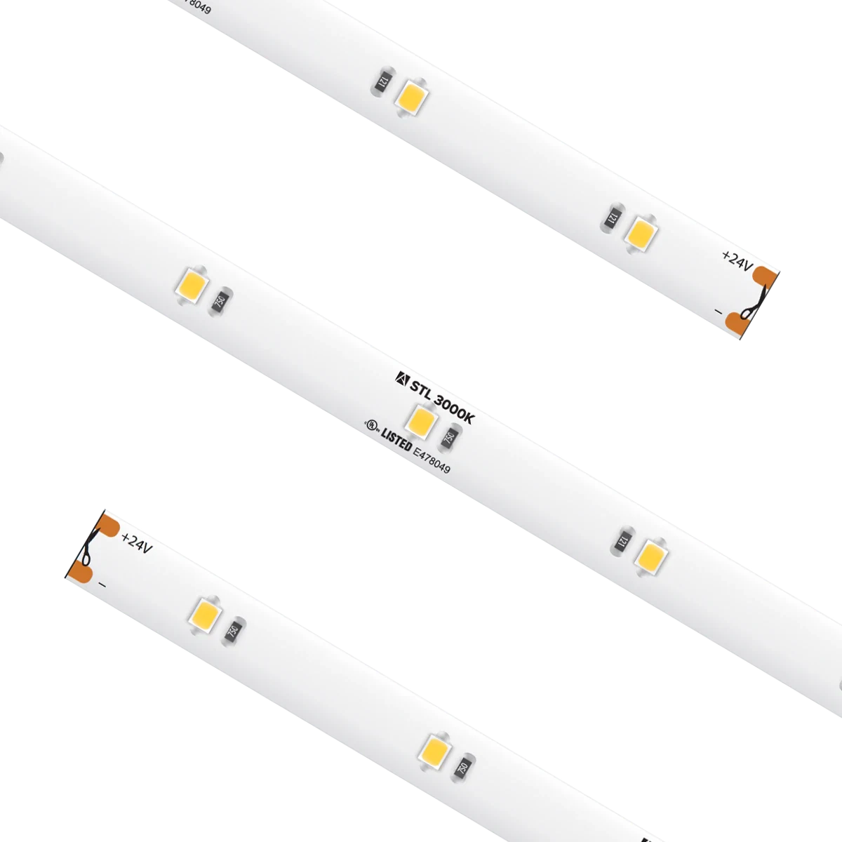 Proluxe PLX-STL54-30K-24V-33 STD GRADE TRULUX, 24V, 3000K, 32.8FT RL W/3 TL-CONKITS: Y0409676/TL-2PWR-HD 10MM 2PIN CONNECTOR W/6' CABLE, 2.7W/FT, 94+CRI, IP54, 6.56" CUT