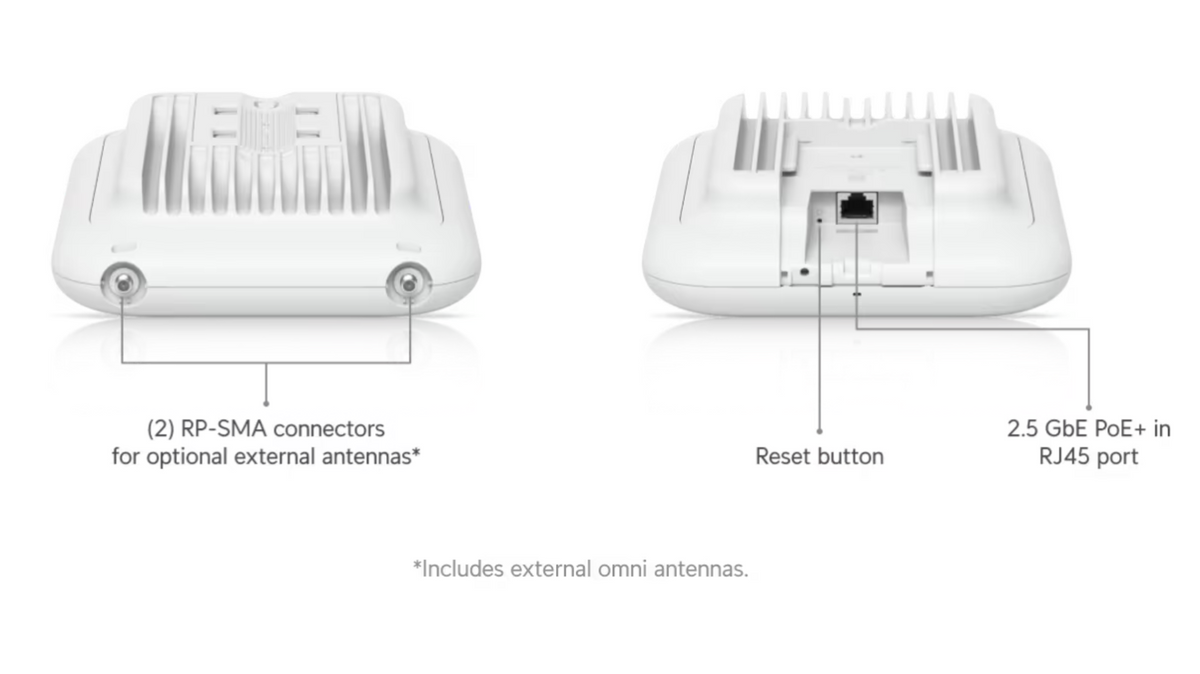 Ubiquiti U7-Outdoor-US All-weather WiFi 7 AP with 4 spatial streams