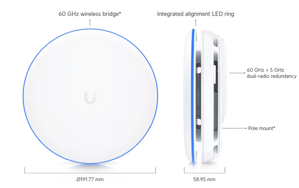 Ubiquiti UBB-XG-US Building-to-Building Bridge XG (2-Pack)