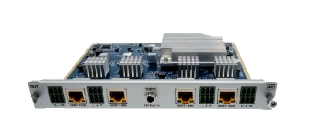 Simplified CX 4 HDBT120-OUT 120m Output Card For Chassis Based Matrixes