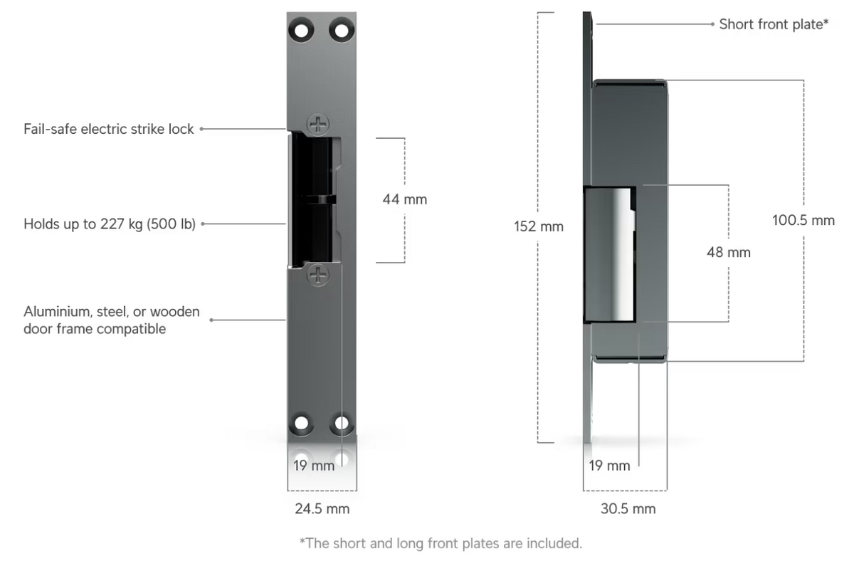 Ubiquiti UACC-Lock-Strike-Safe-8mm Fail-Safe Strike Lock 8mm