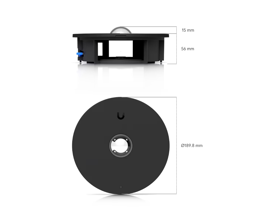 Ubiquiti UACC-G6-Pro-360-FM-B G6 Pro 360 Flush Mount, Black