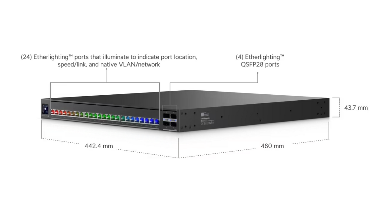 Ubiquiti EAV-XG-24-PoE (2150W) Enterprise Audio/Video XG 24 PoE
