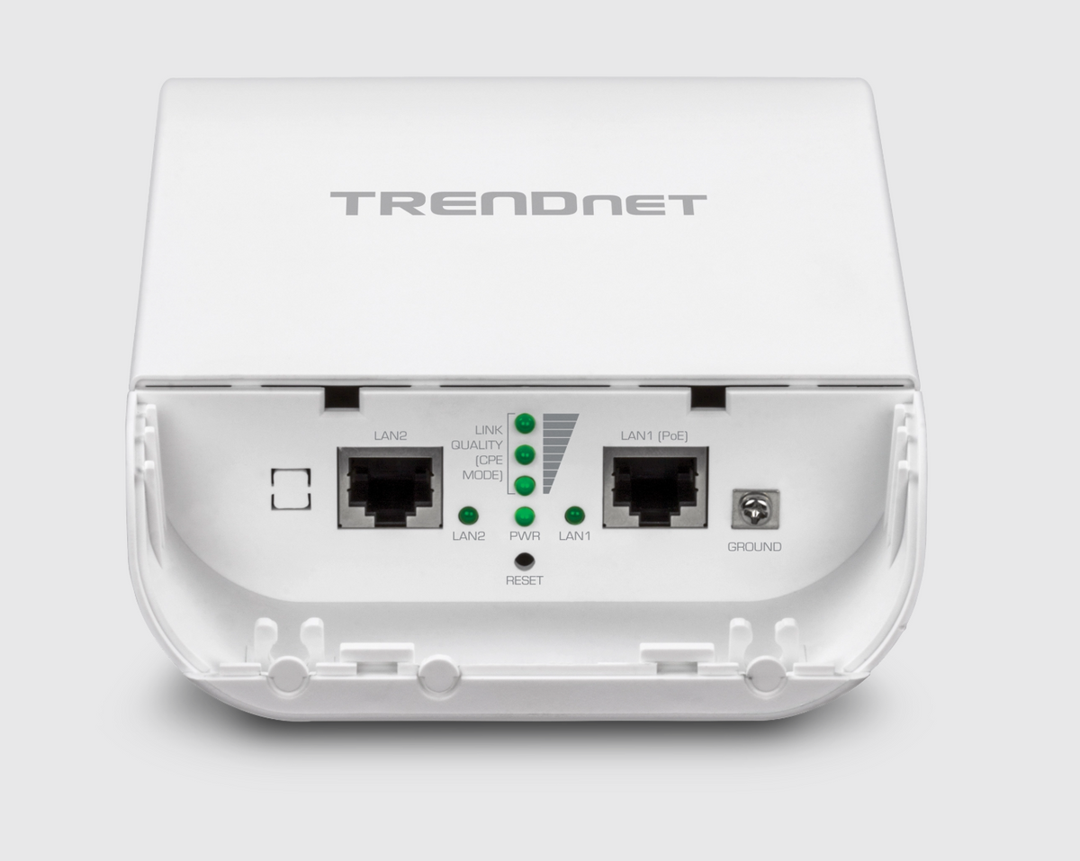 TRENDnet TEW-740APBO2K 10 dBi Wireless N300 Outdoor PoE Preconfigured Point-to-Point Bridge Kit