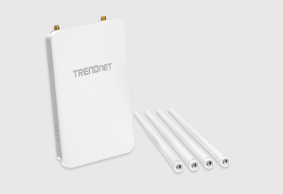 TRENDnet TEW-841APBO 5 dBi Wireless AC1300 Outdoor PoE+ Omni-Directional Access Point