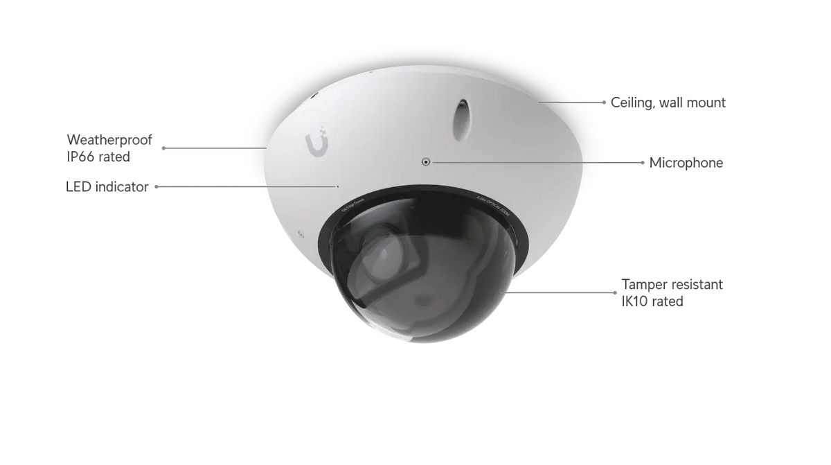 Ubiquiti Camera G6 Edge Dome White