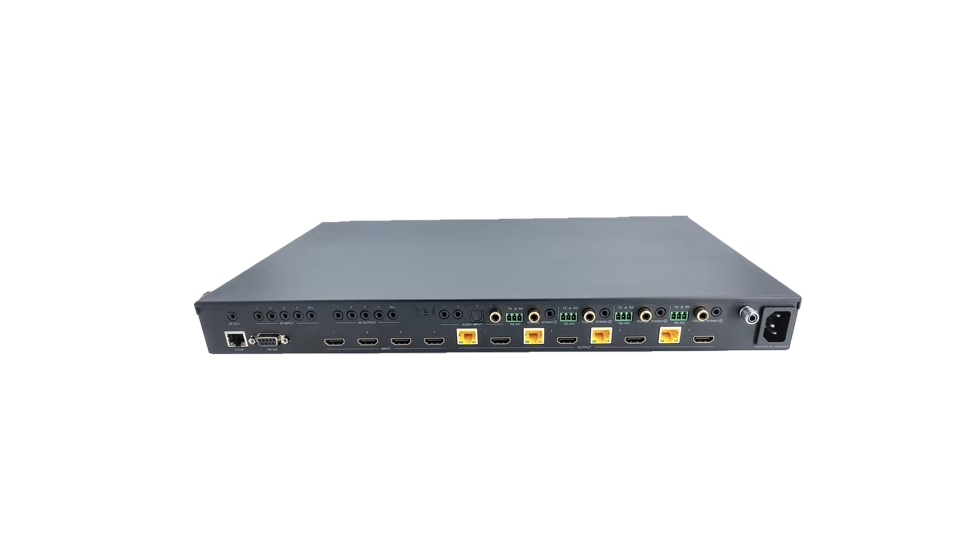 Simplified M44KT Scaling HDBaseT 4x4 HDMI Matrix Kit over CAT5e/6/7 cable