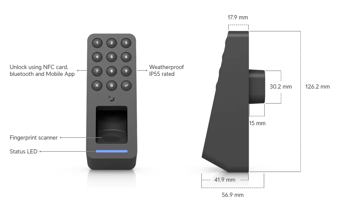 Ubiquiti Access G3 Reader Fingerprint